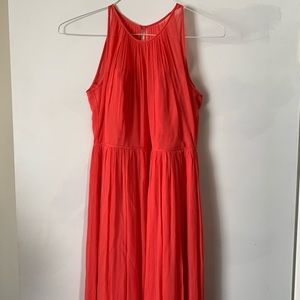 J. Crew coral formal floor length dress